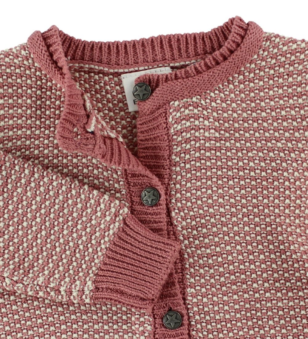 En Fant Cardigan - Strik - Rosa/Creme