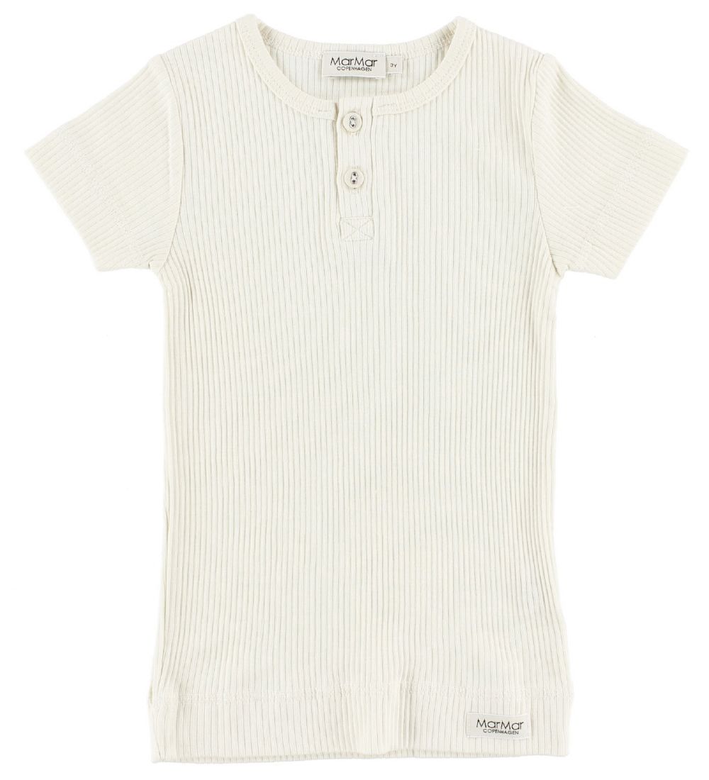 MarMar T-shirt - Rib - Modal - Offwhite