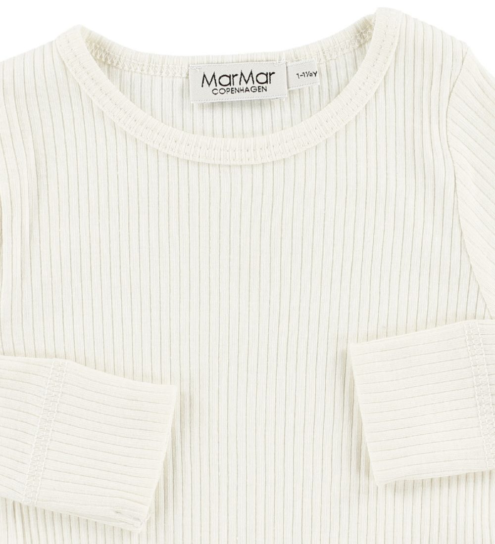 MarMar Bluse - Rib - Modal - Offwhite