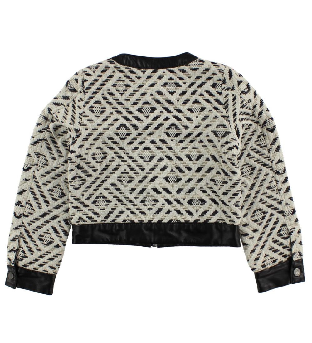 Karl Lagerfeld Jakke - Military Kodes - Creme/Sort