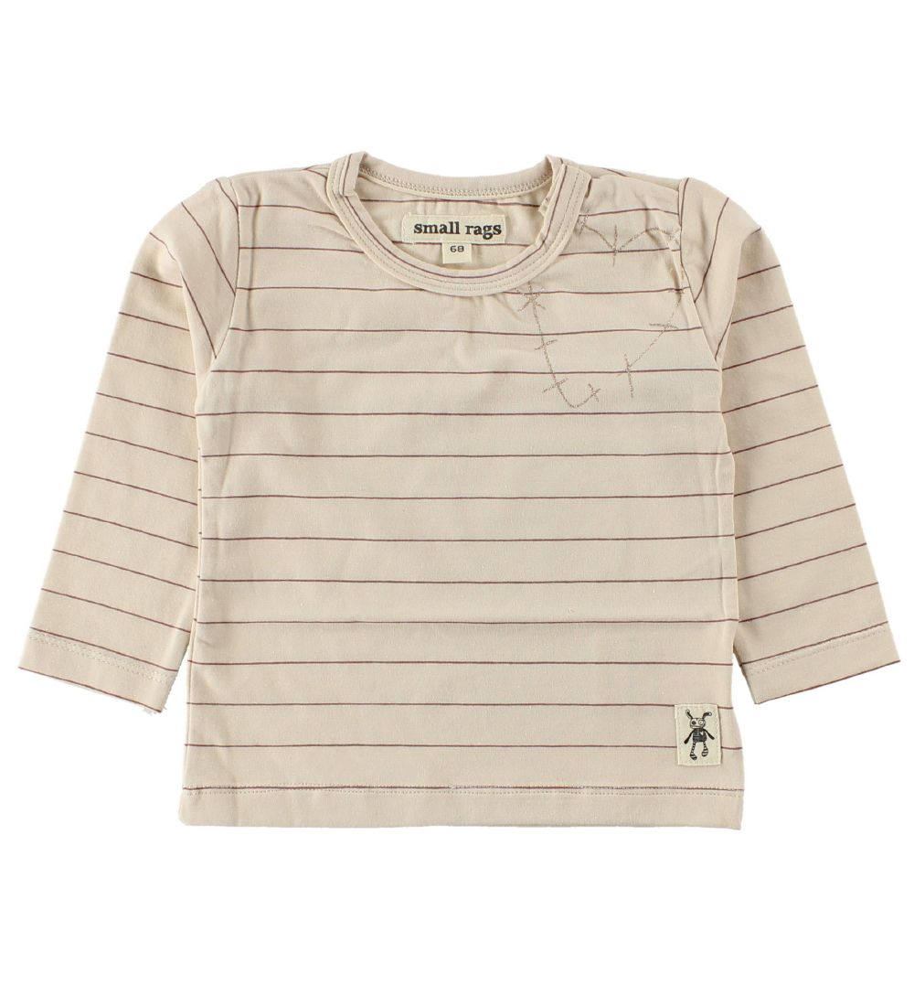 Small Rags Bluse - Creme m. Striber