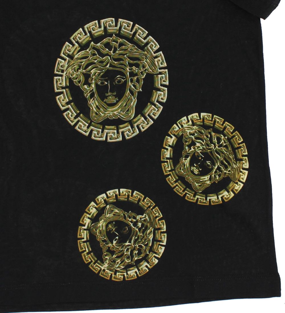 Young Versace T-shirt - Sort m. Gult Print