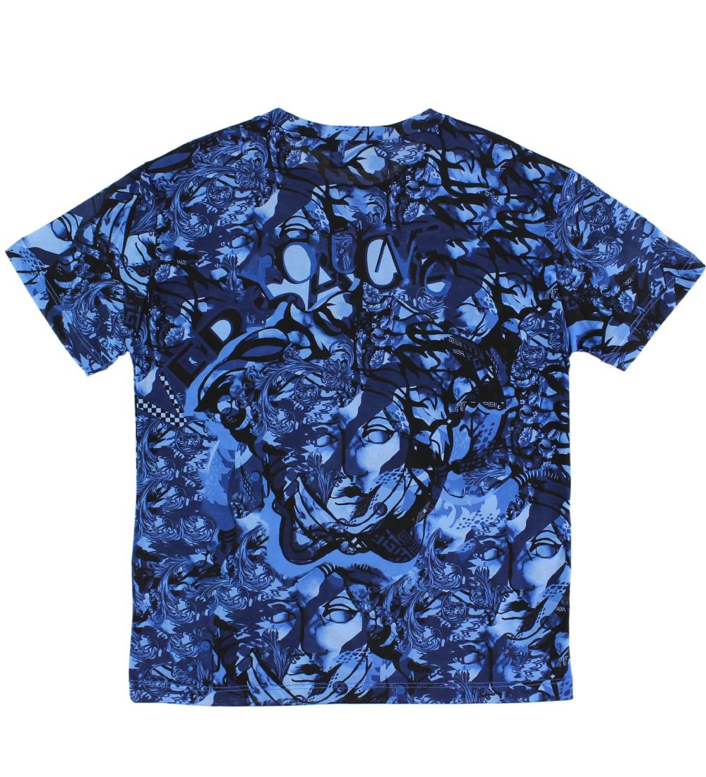 Young Versace T-shirt - Blå m. Print