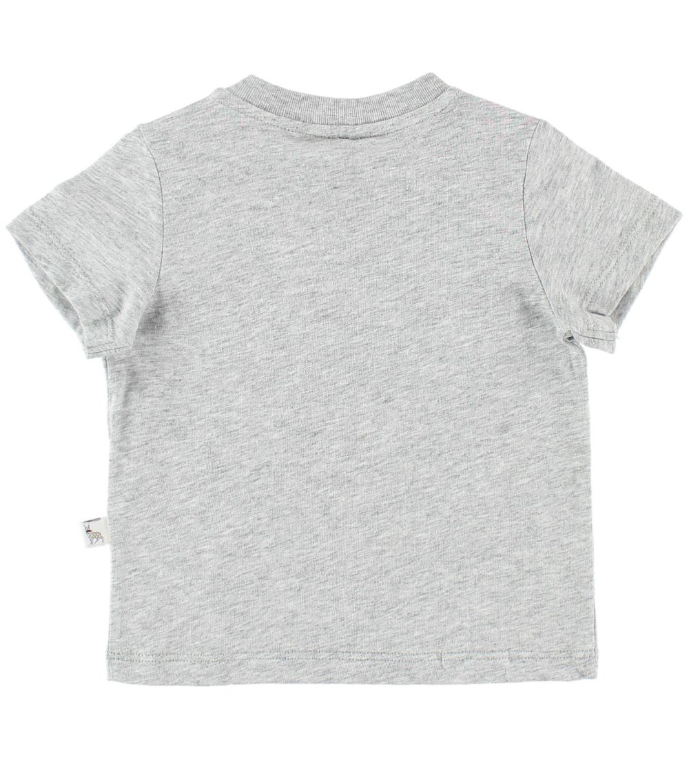 Stella McCartney Kids T-shirt - Gråmeleret m. Hus