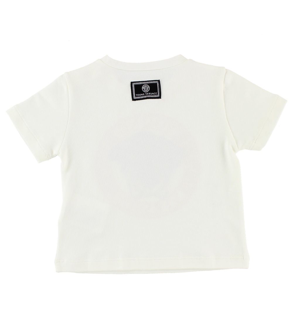 Young Versace T-shirt - Hvid m. Rd/Bl