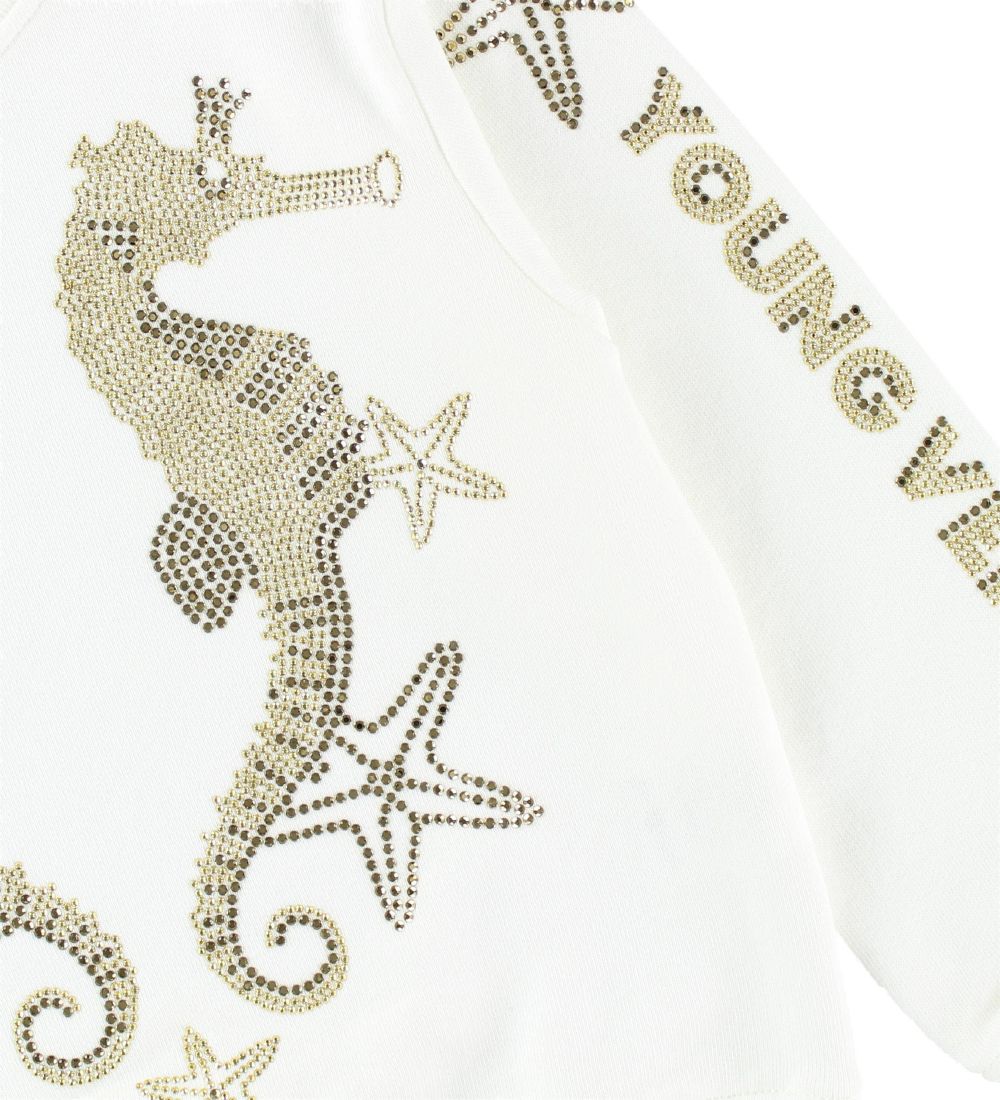 Young Versace Sweatshirt - Hvid m. Søheste