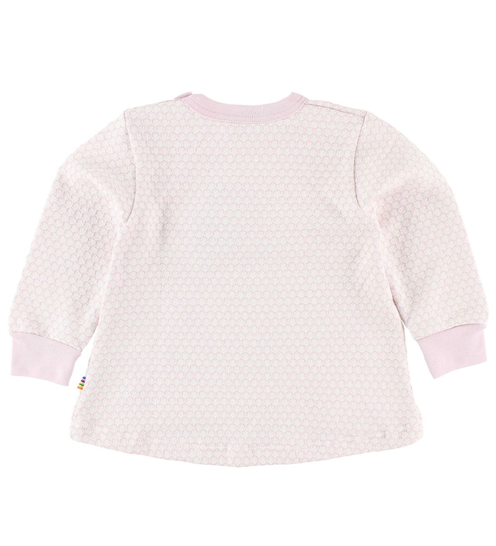 Joha Bluse - Strik - Rosa/Creme m. Mønster