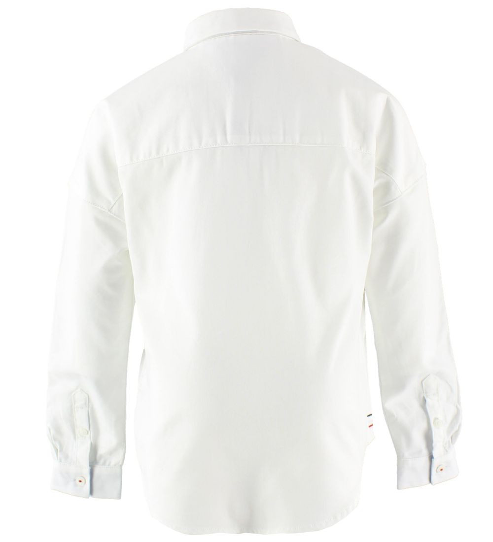 Tommy Hilfiger Skjorte - Hvid m. Striber