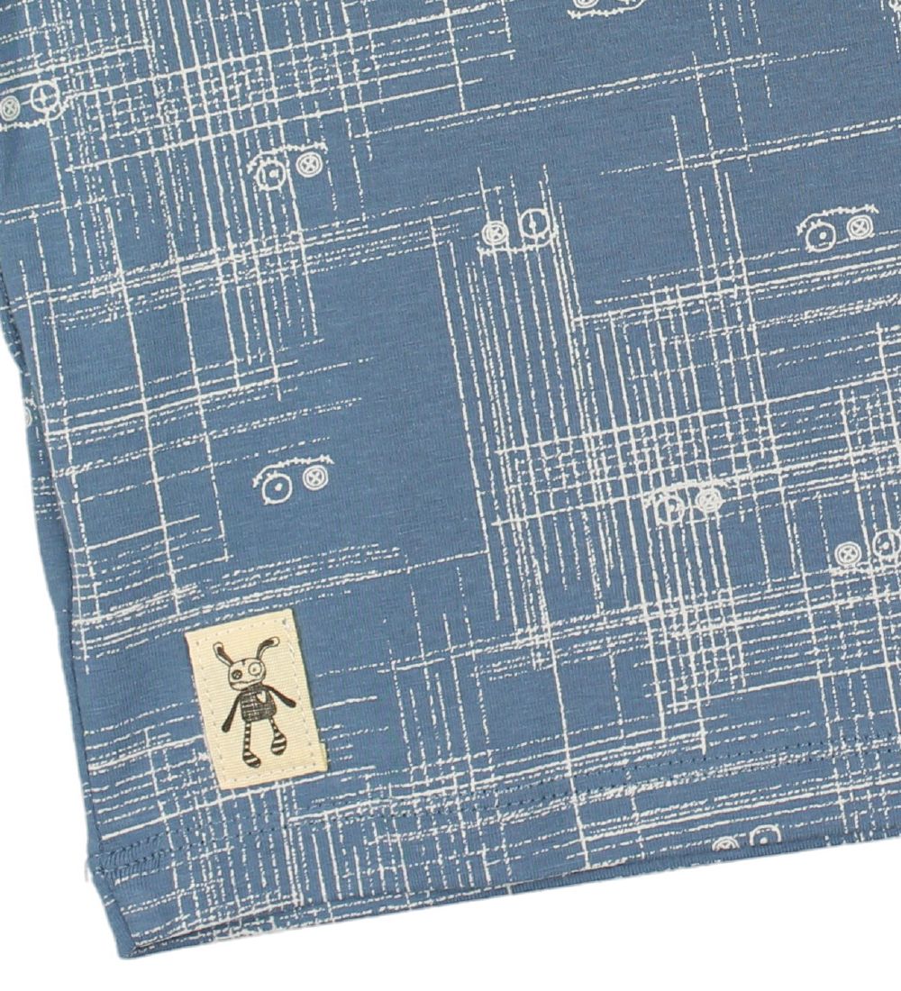 Small Rags T-shirt - Blå m. Mønster
