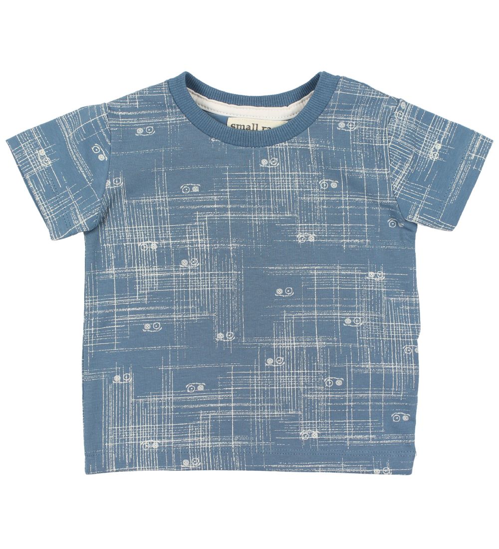 Small Rags T-shirt - Blå m. Mønster