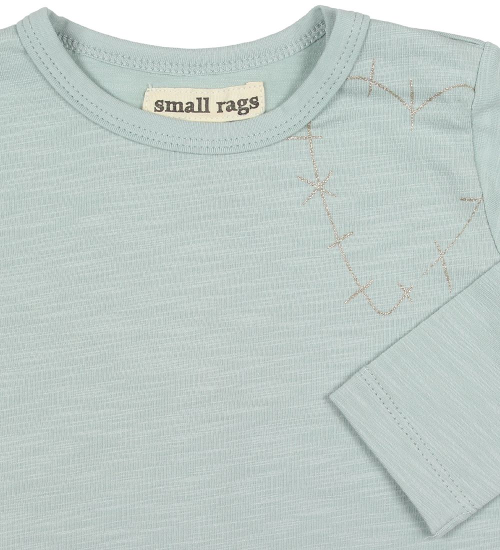Small Rags Bluse - Lys Bl m. Hjerte