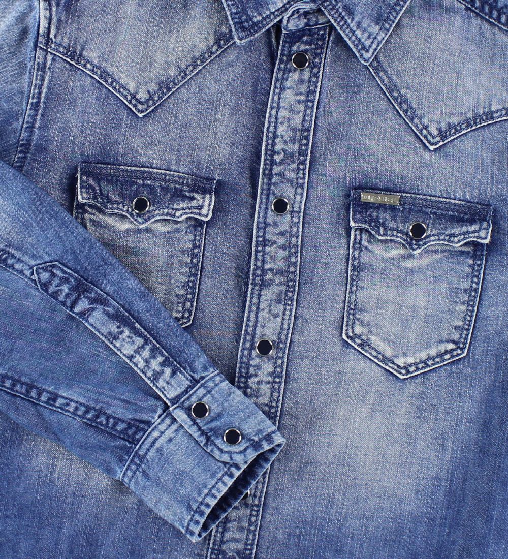 Diesel Skjorte - Citros Camica - Blå Denim