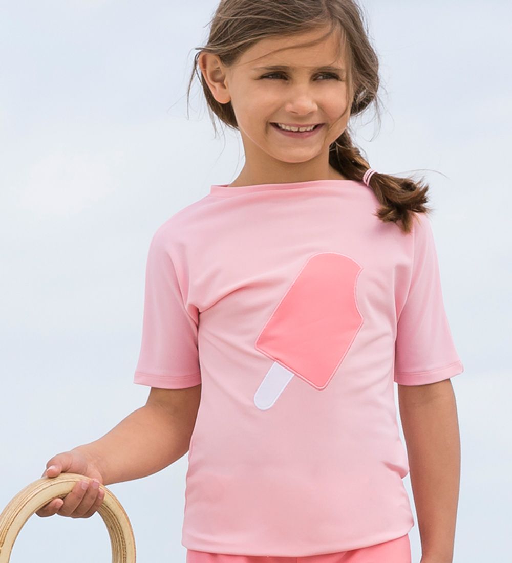 Petit Crabe Badebluse - Luna - UV50+ - Rosa