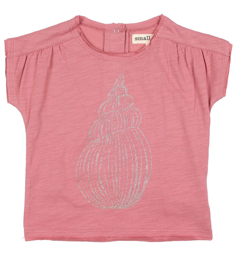 Small Rags T-shirt - Grace - Støvet Rosa m. Glitter