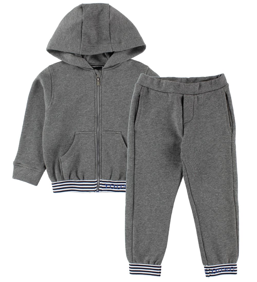 Young Versace Sweatsæt - Gråmeleret