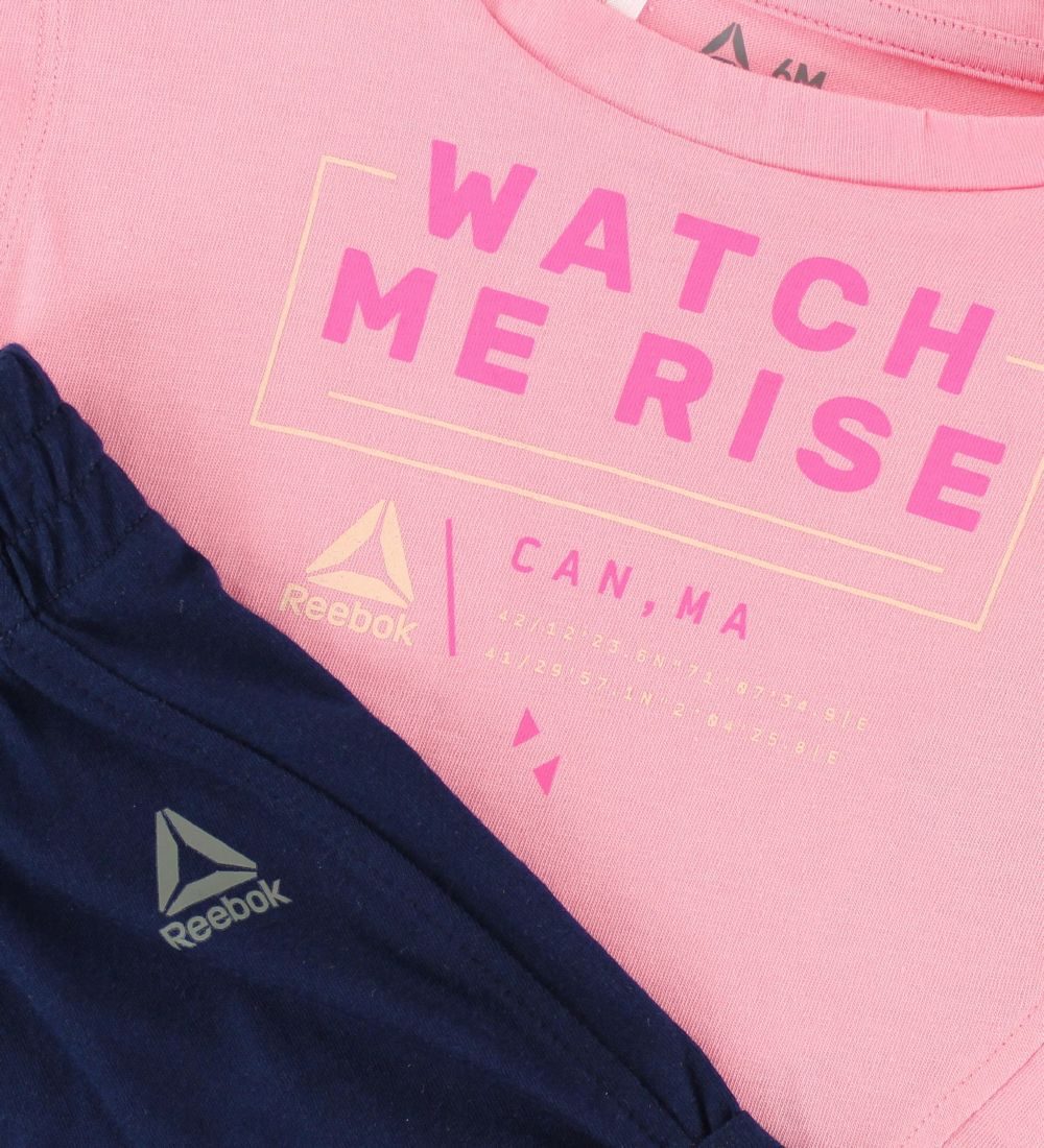 Reebok T-shirtsæt - Pink/Navy