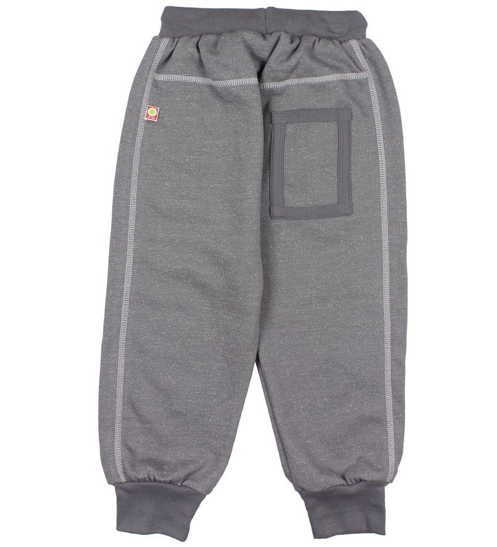 Katvig Sweatpants - Baggy - Mørk Gråmeleret
