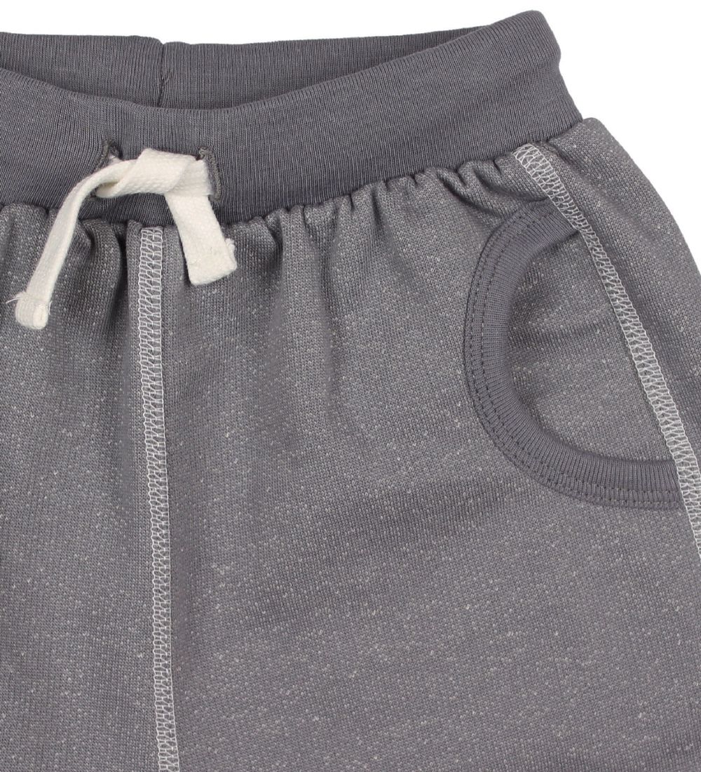 Katvig Sweatpants - Baggy - Mørk Gråmeleret