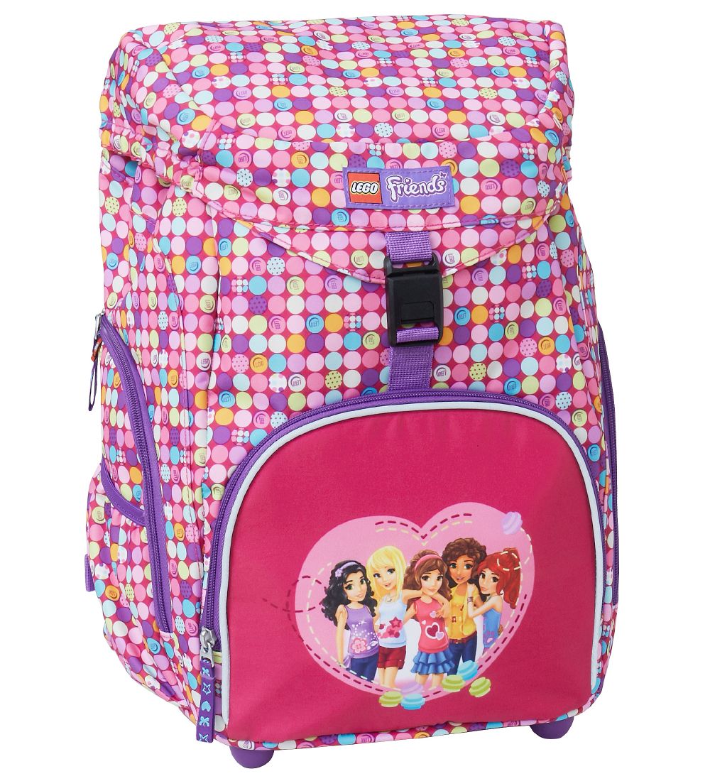 LEGO® Skoletaskesæt - LWOutbag Deluxe - Friends - Confetti