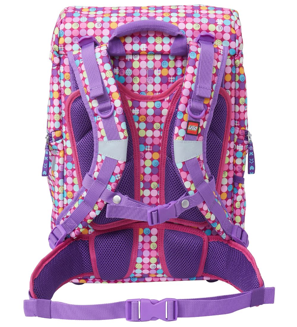 LEGO® Skoletaskesæt - LWOutbag Deluxe - Friends - Confetti