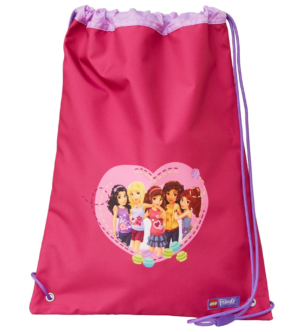 LEGO® Skoletaskesæt - LWOutbag Deluxe - Friends - Confetti