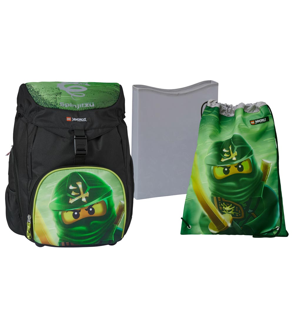 LEGO® Skoletaskesæt - LWOutbag Deluxe - Ninjago - Lloyd