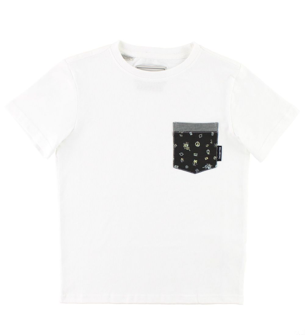 Billabong T-shirt - All Day Printed - Hvid