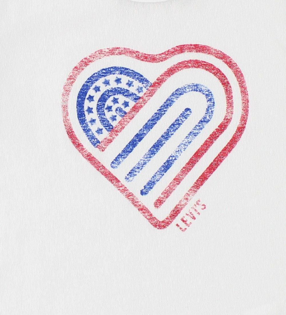 Levis T-shirt - Hvid m. Hjerte