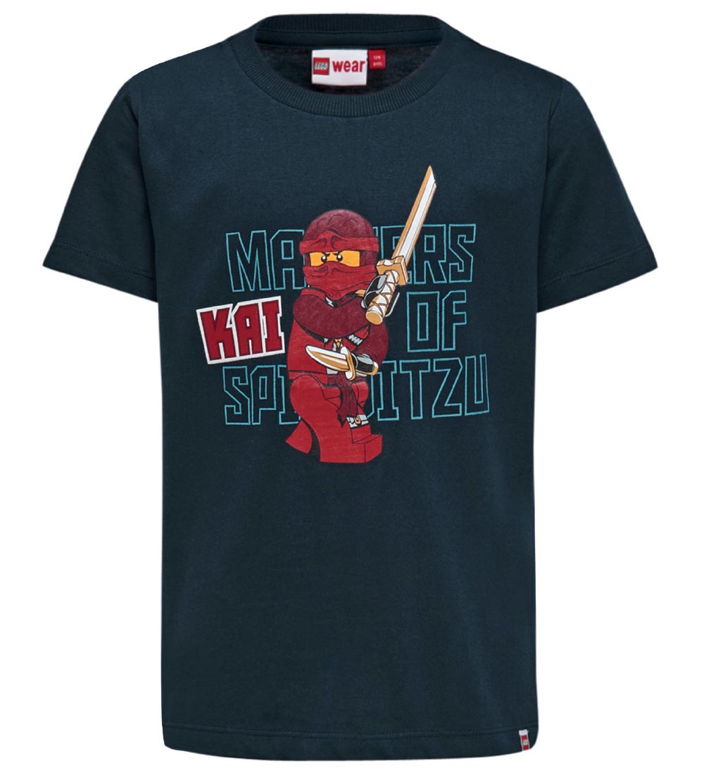 LEGO Ninjago T-shirt - Thomas - Navy m. Print