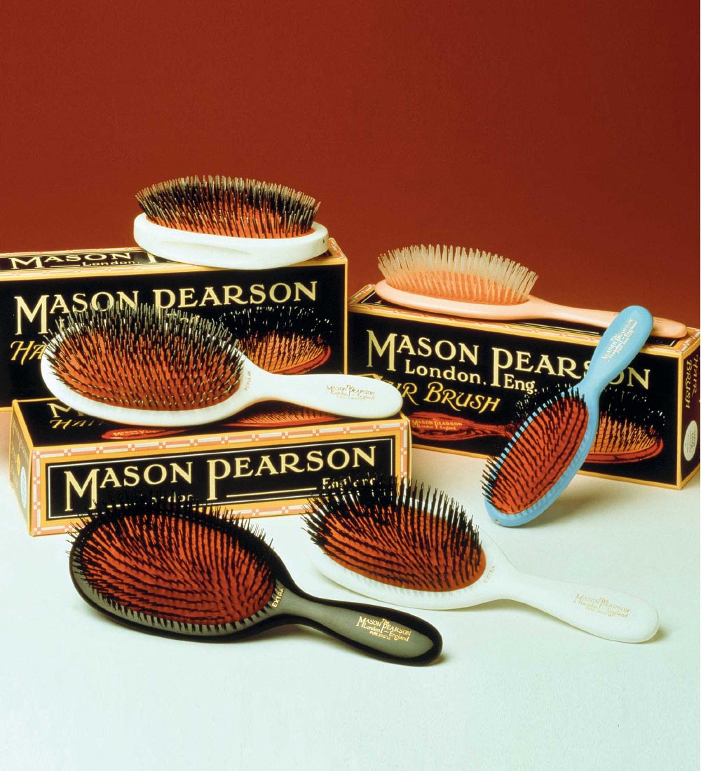 Mason Pearson Hrbrste - Pocket - Hvid