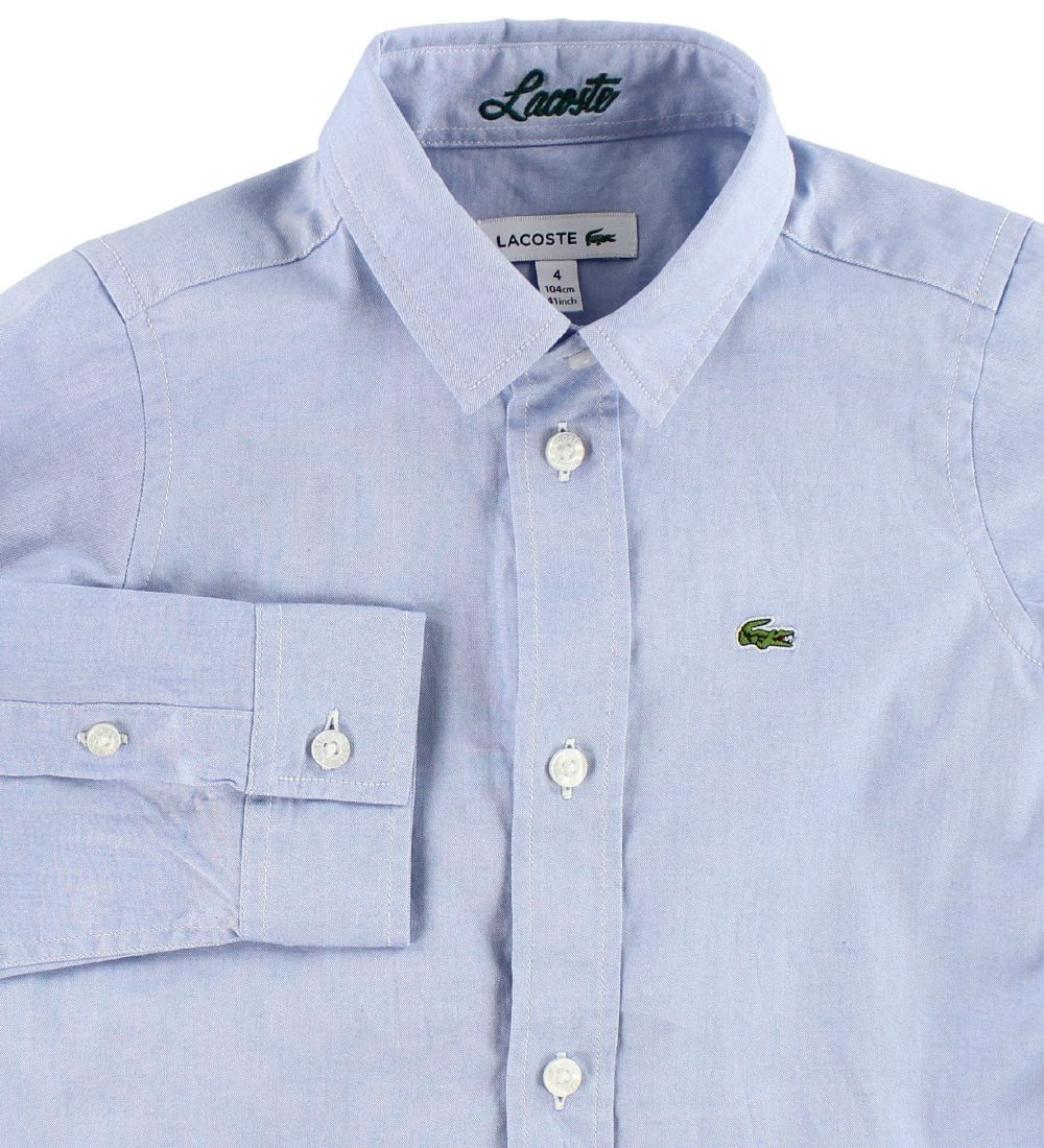 Lacoste Skjorte - Lyseblå