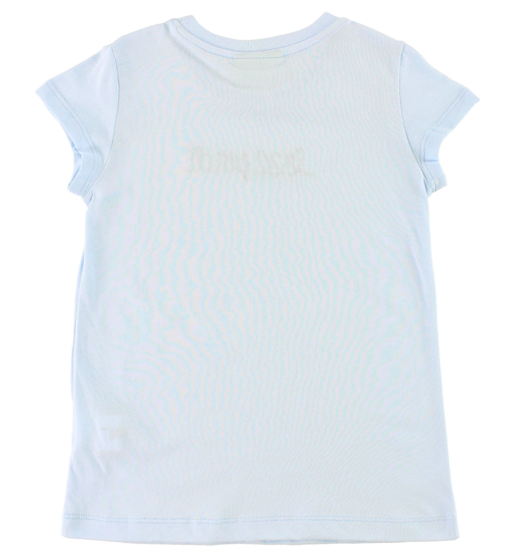 Fendi Kids T-shirt - Lyseblå m. Tekst
