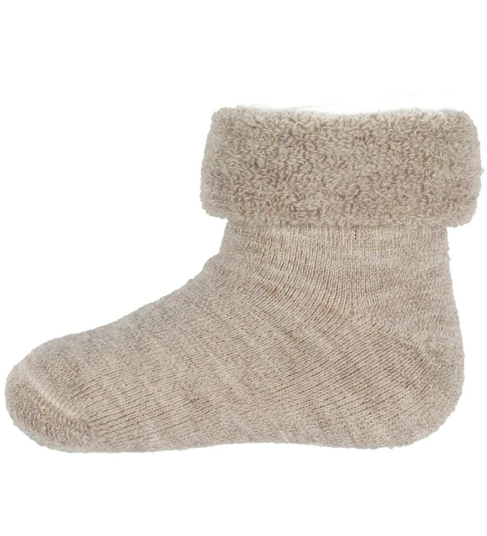 Smallstuff Gåstrømper - Uld - Sand