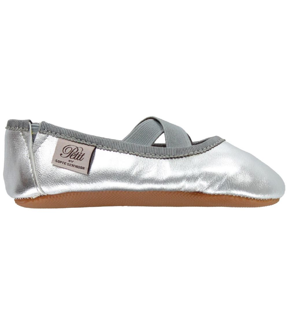 Petit by Sofie Schnoor Ballerina Hjemmesko - Sølv