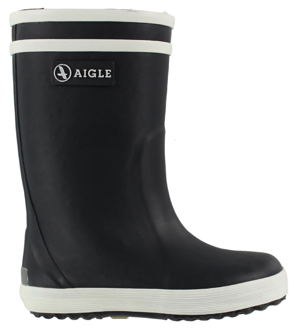 Aigle Gummistvler m. For - Lolly Pop Fur - Mrk Navy