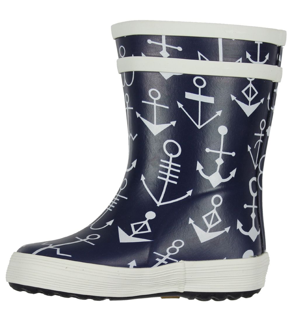 Aigle Gummistøvler - Baby Flac Kid - Navy m. Anker