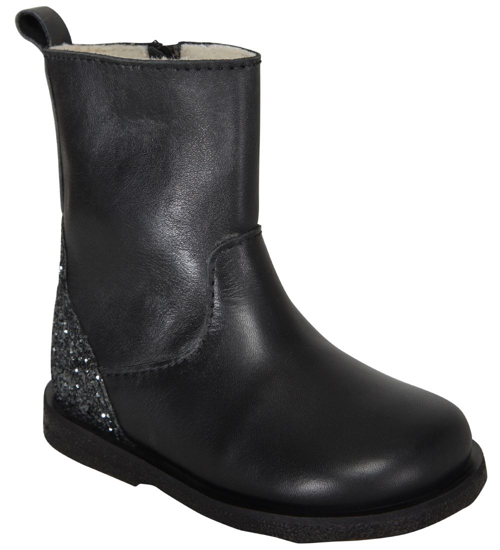 Petit by Sofie Schnoor Vinterstøvler - Tex - Sort m. Glitter