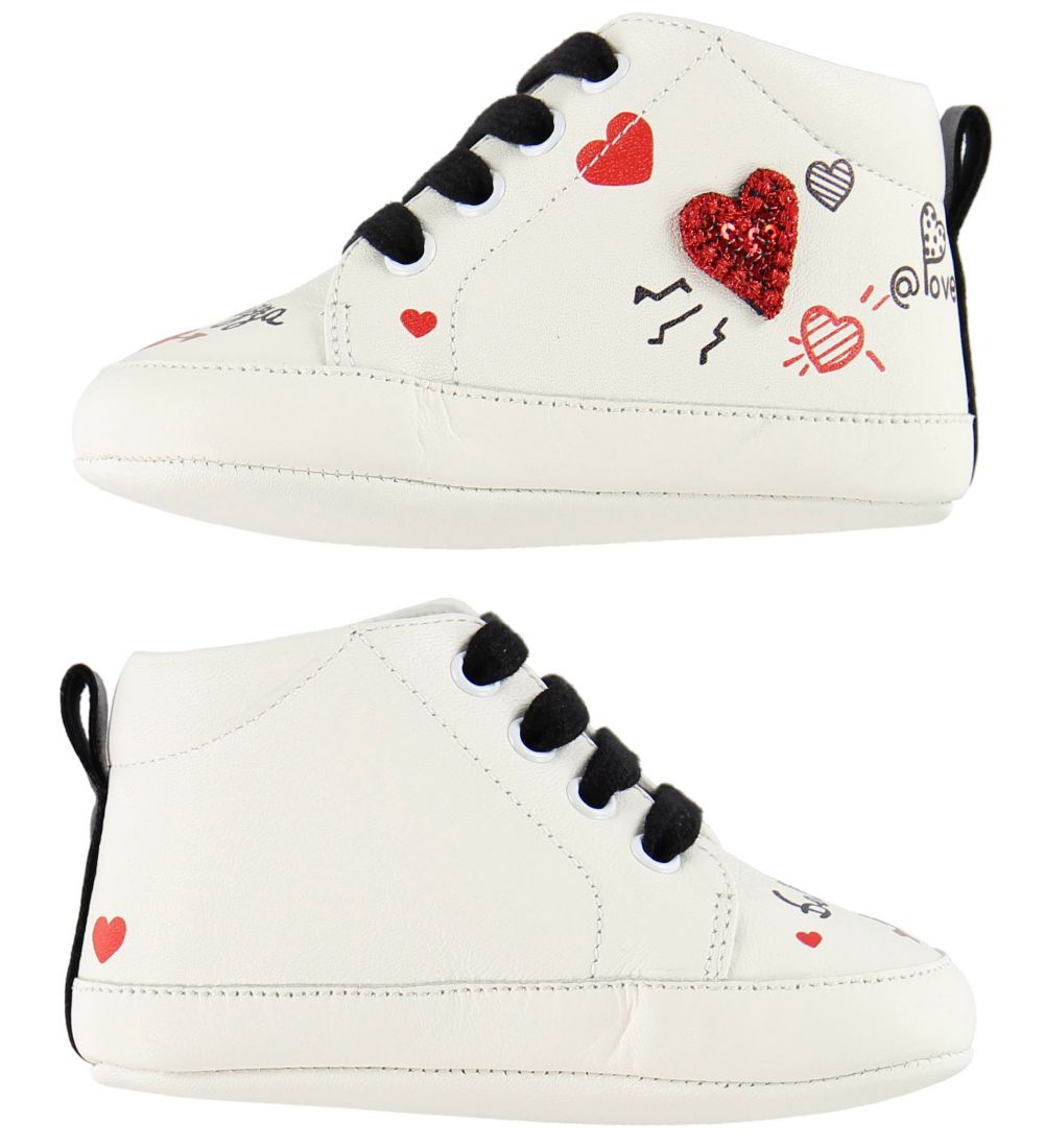 Dolce & Gabbana Skindfutter - Sneakers - Hvid m. Print