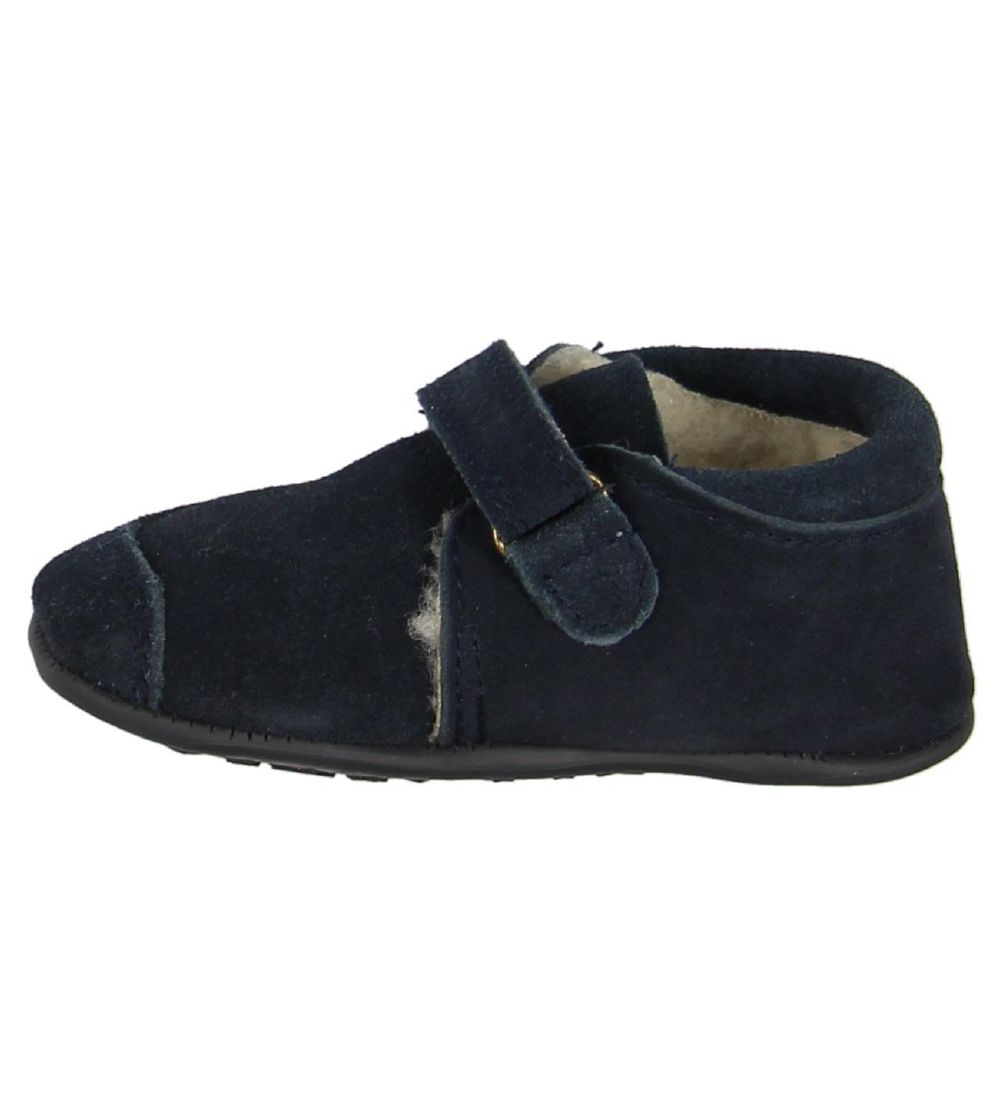 En Fant Skindfutter - Navy m. Velcro