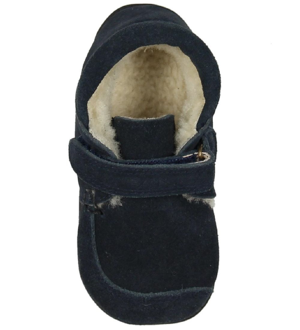 En Fant Skindfutter - Navy m. Velcro