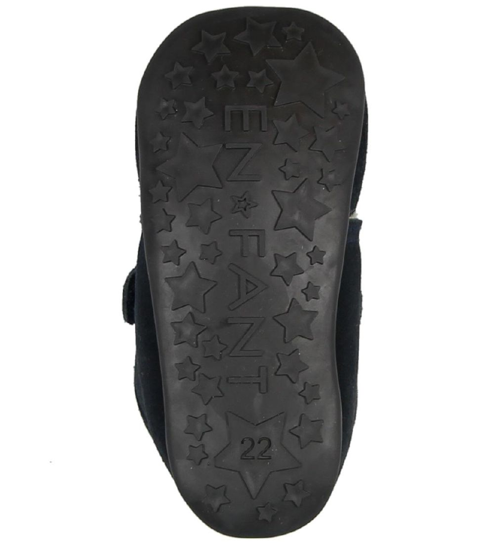 En Fant Skindfutter - Navy m. Velcro