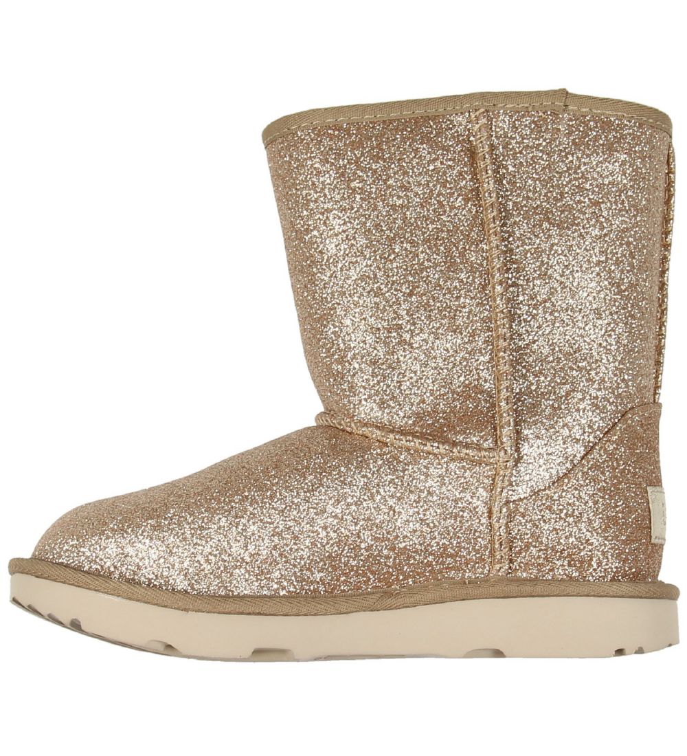 UGG Bamsestøvler - Short II Glitter - Guld