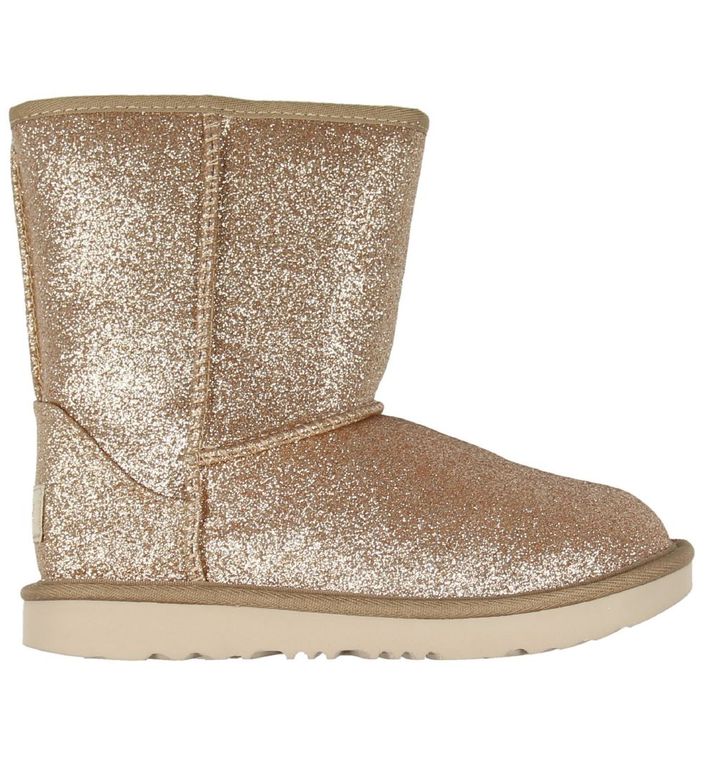UGG Bamsestøvler - Short II Glitter - Guld