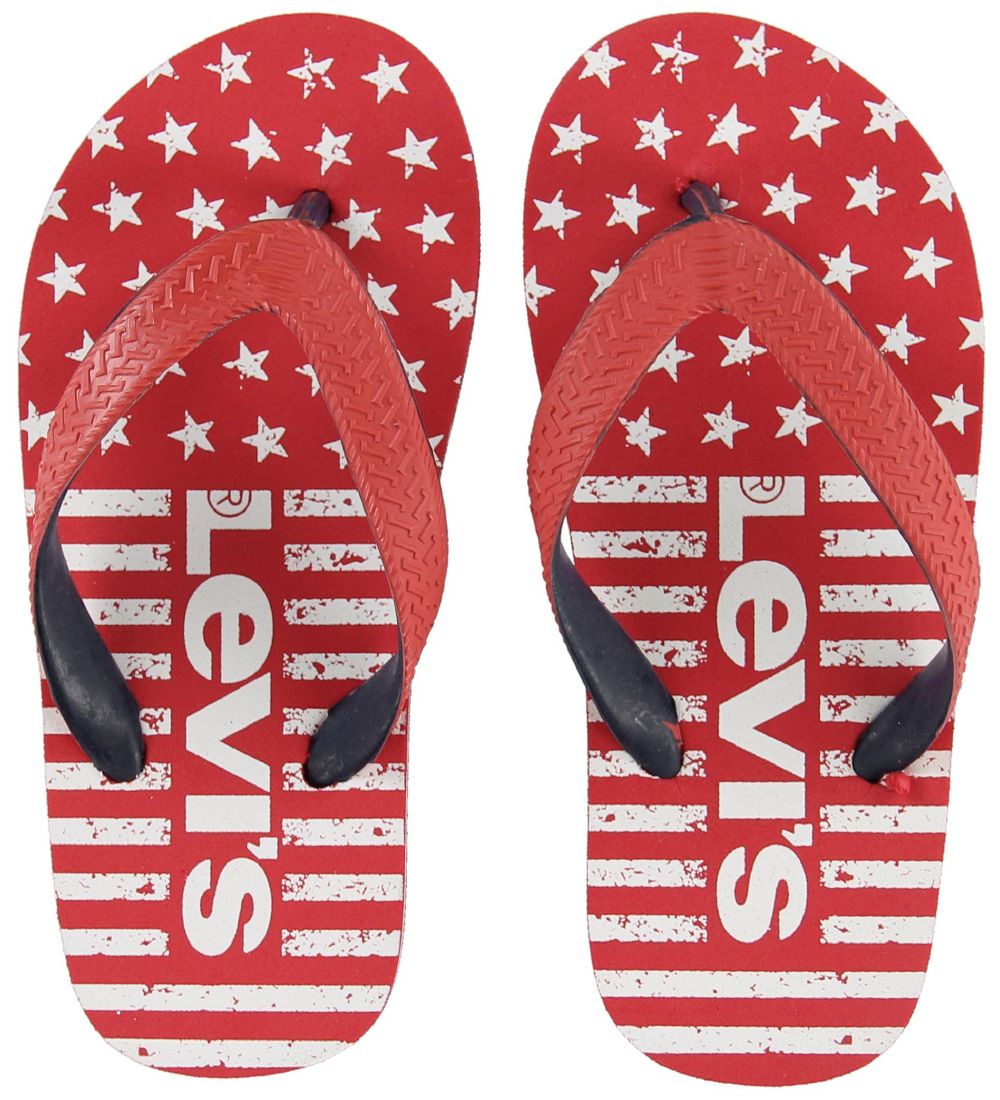 Levis Klipklapper - Florida - Rød/Navy