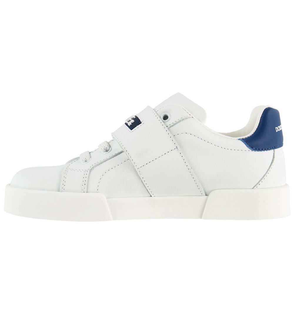 Dolce & Gabbana Sko - Back To School - Hvid/Blå