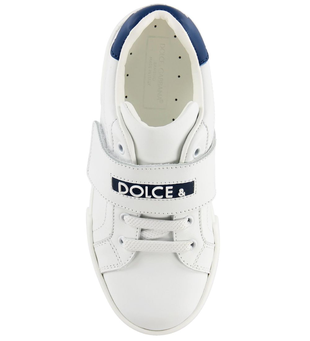 Dolce & Gabbana Sko - Back To School - Hvid/Blå
