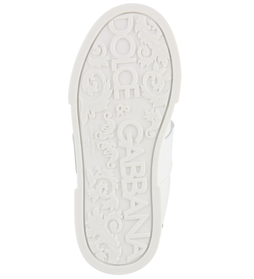 Dolce & Gabbana Sko - Back To School - Hvid/Blå