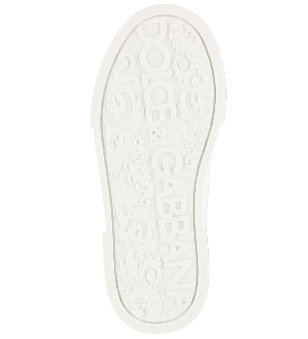 Dolce & Gabbana Sneakers - Hawaii - Hvid m. Sølv