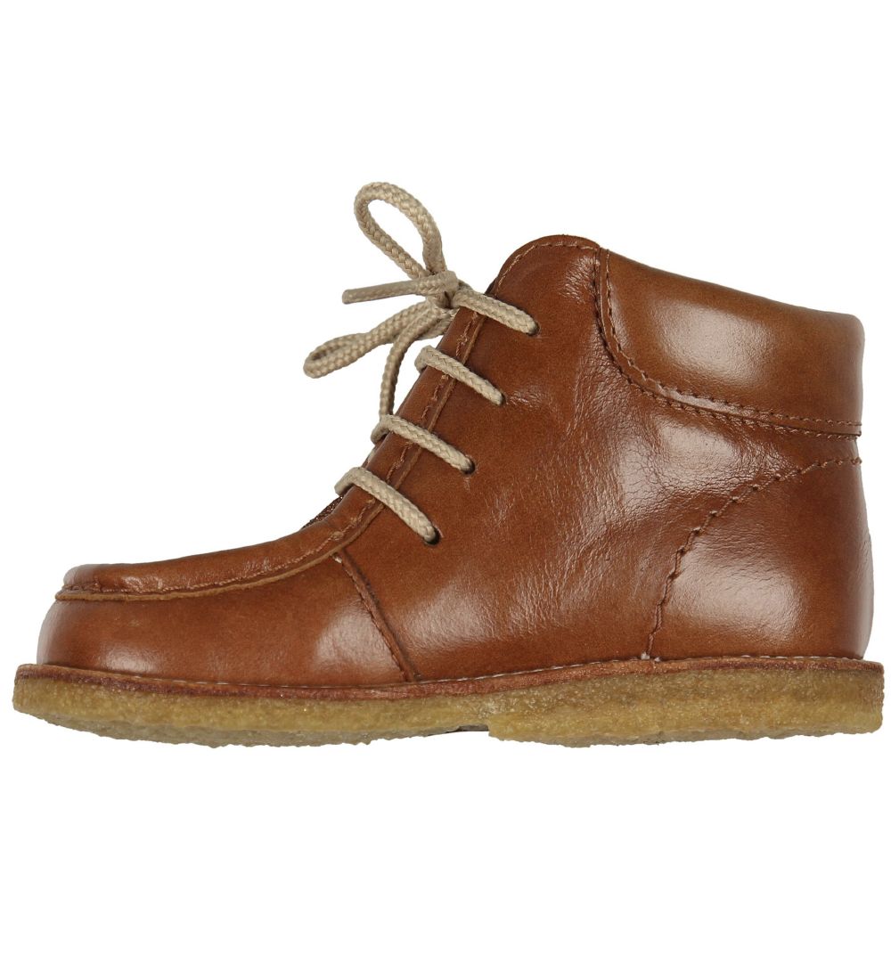 Angulus Begyndersko - Cognac/Rust Glitter