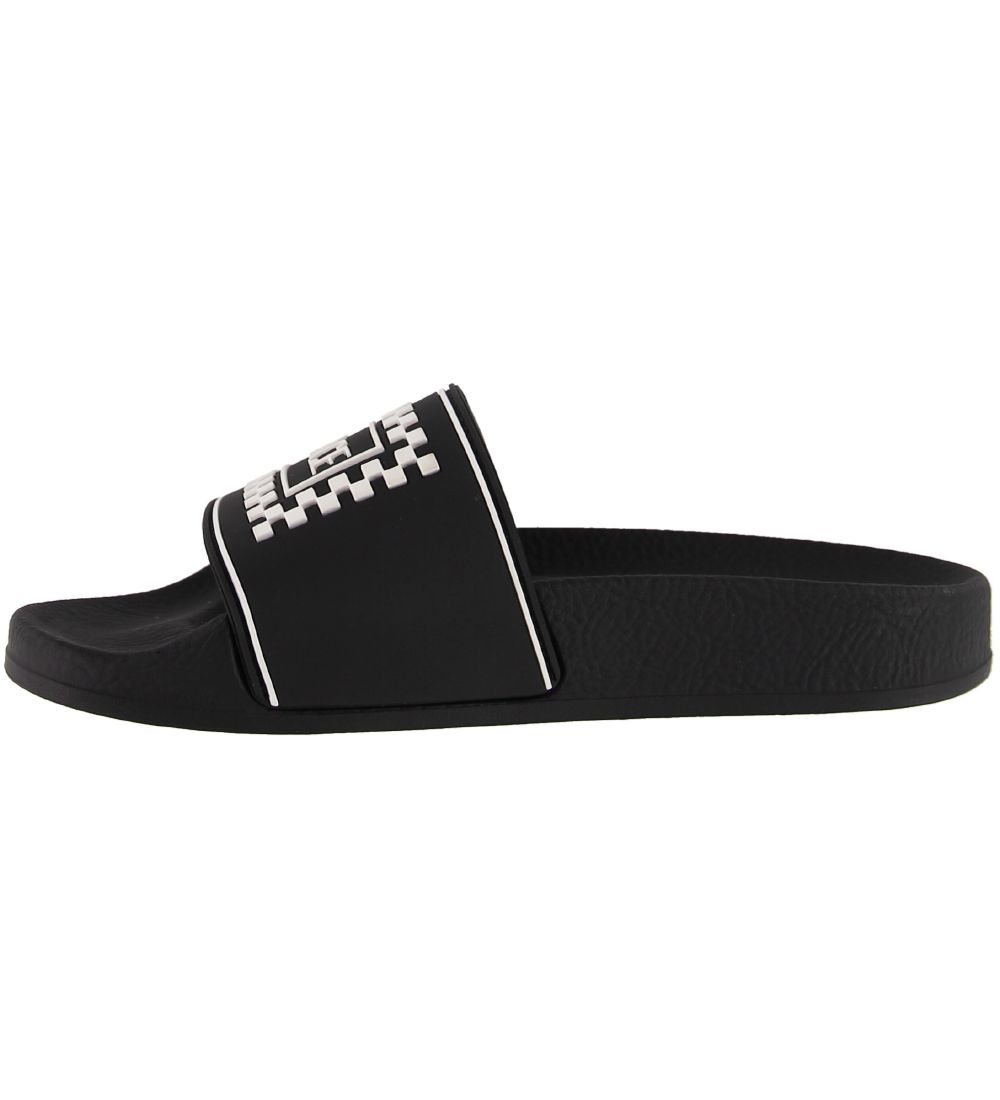 Versace Badesandaler - Sort m. Logo
